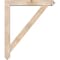 Ekena Millwork Traditional Arts and Crafts Smooth Bracket w/ Offset Brace, Douglas Fir, 5 1/2"W x 34"D x 40"H BKT0604X34X40TRA03SDF - alternate 4